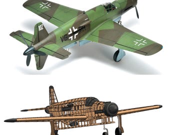 1/6 Dornier Do 335 2317mm (91") - DXF Laser Cutting Files and Plans