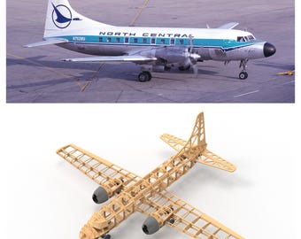 1500mm Convair CV-580 - DXF Plans