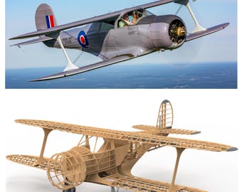 1/4 Beechcraft Model 17 Staggerwing - DXF Plans