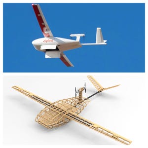 2500 mm Zipline UAV - DXF Datei