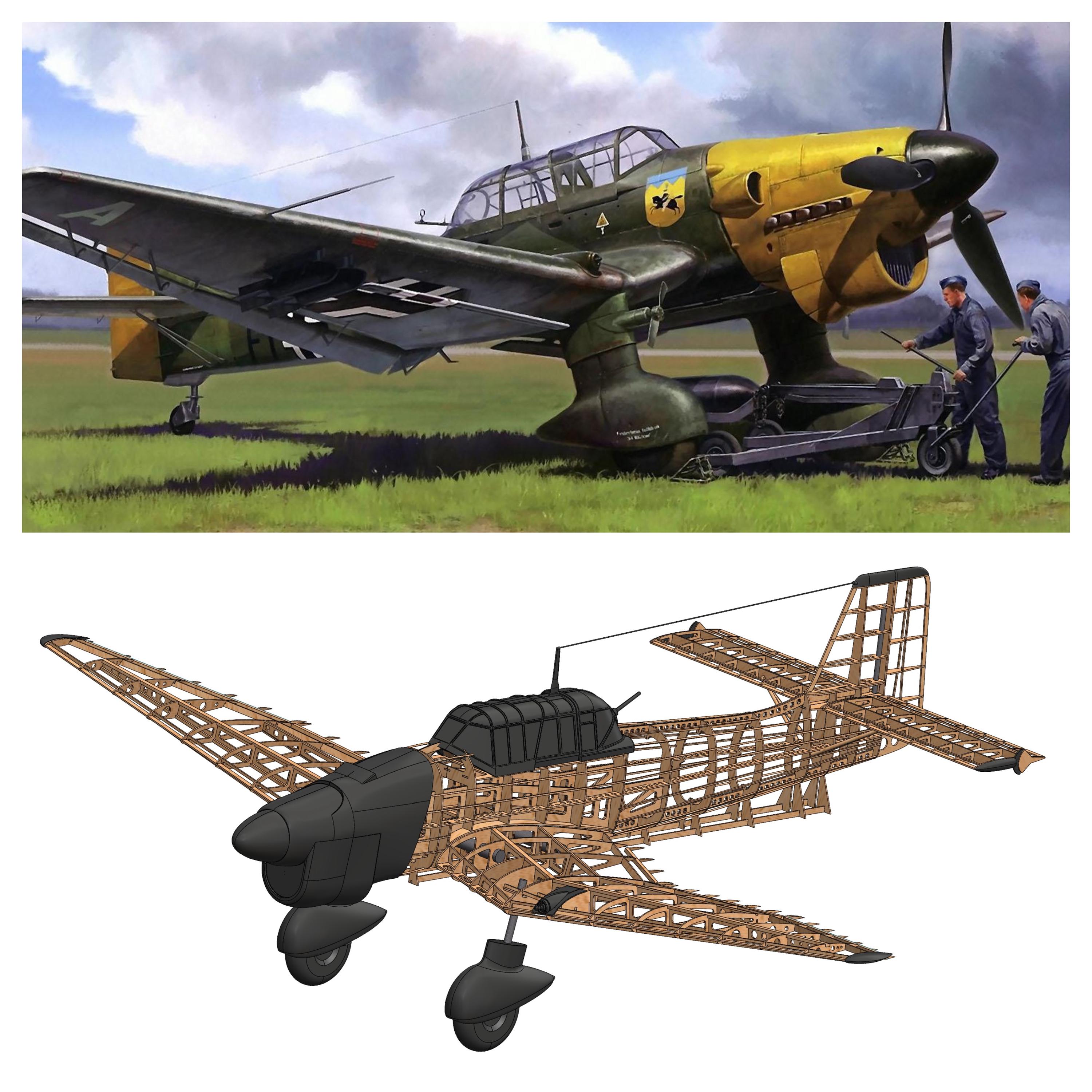 1/6 Junkers Ju 87 Stuka - 2320mm - Etsy
