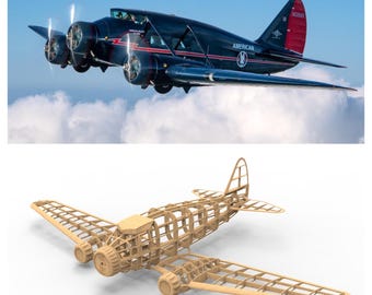40" Stinson Model A Trimotor - DXF Files / PDF Plan