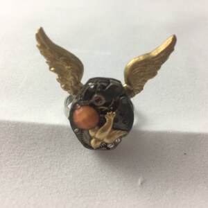 Winged Watch Movement Adjustable Ring bild 1