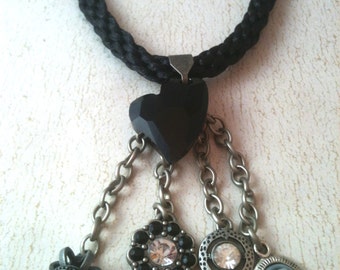 Victorian Gothic Kumihimo Necklace