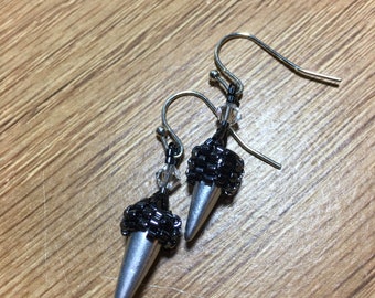 Awesome Spike Beaded Earrings