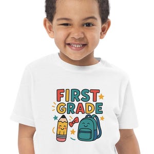 First Grade Shirt | First Day of First Grade Tee | Back to School Kids Outfit | 1st Grade Gift | School Picture Day Shirt