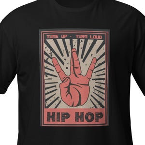 West Coast Hip Hop Shirt | Rap Hand Sign Tee | 90s Hip Hop Fashion | West Side Rap Gift | Hip Hop Culture Apparel