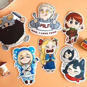 Dungeon Meshi / Delicious in Dungeon Sticker Pack Ft. Laios, Marcille, Chilchuck, Falin, Izutsumi, Senshi