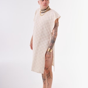 Organic cotton and organic wool tops designed for comfort and bold expression, oversized gender neutral boho clothing