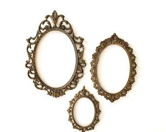 oval frame etsy