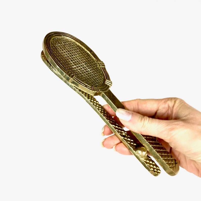 Solid Brass Tennis Racquet Door Knocker