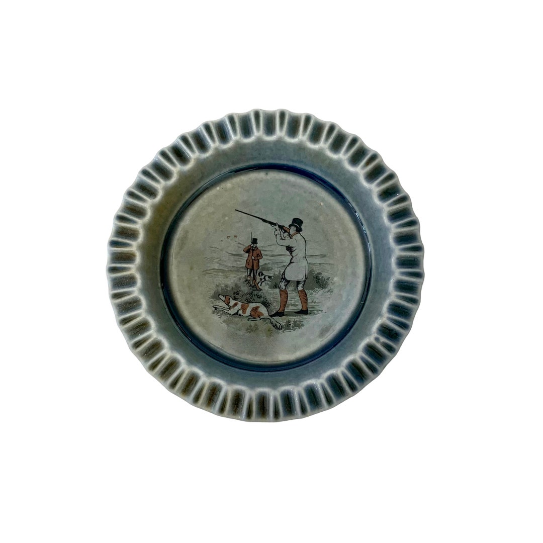 WADE CO ARMAGH Vintage Irish Porcelain Ashtray, Hunting Scene Etsy