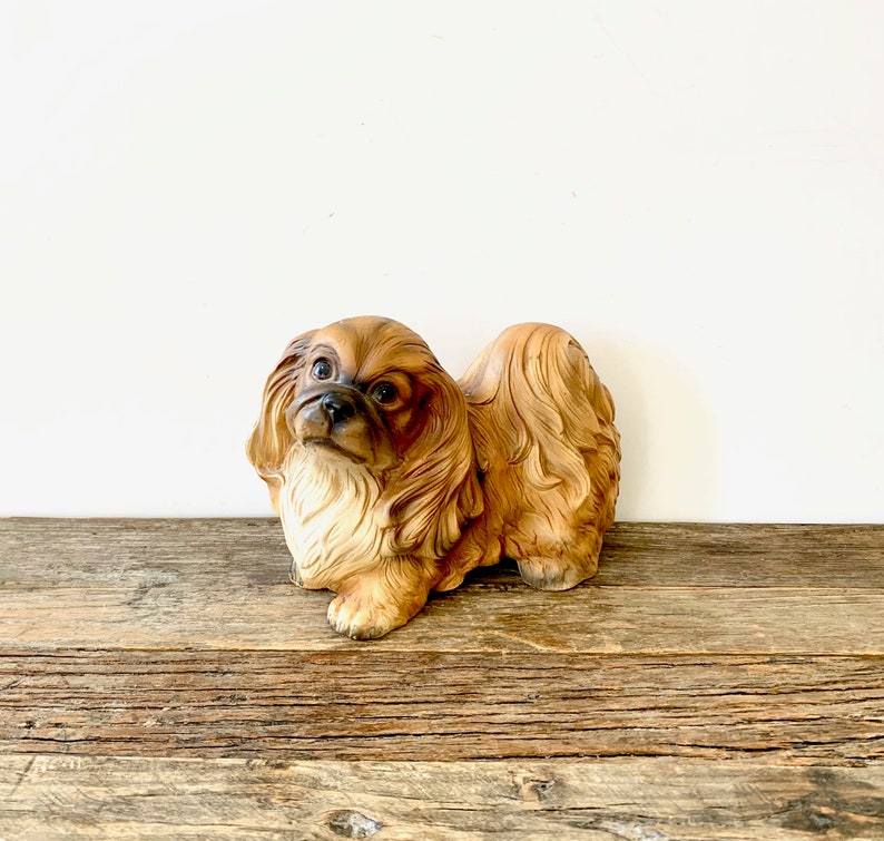 Ceramic Dog Figurine Made in Japan Etsy