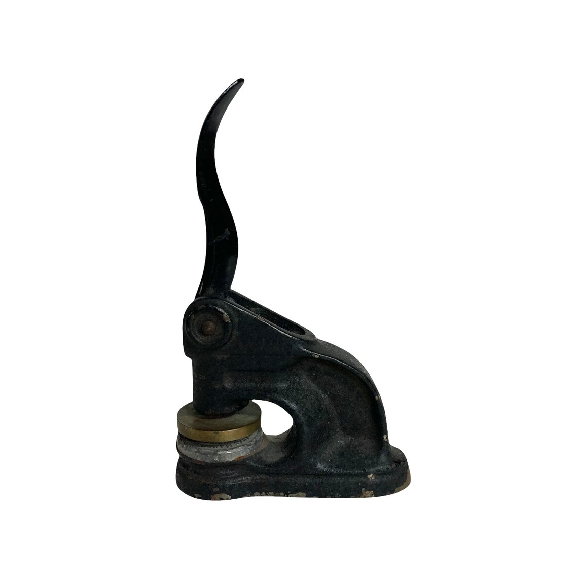 Vintage Cast Iron Embossing Seal Stamp Press Etsy