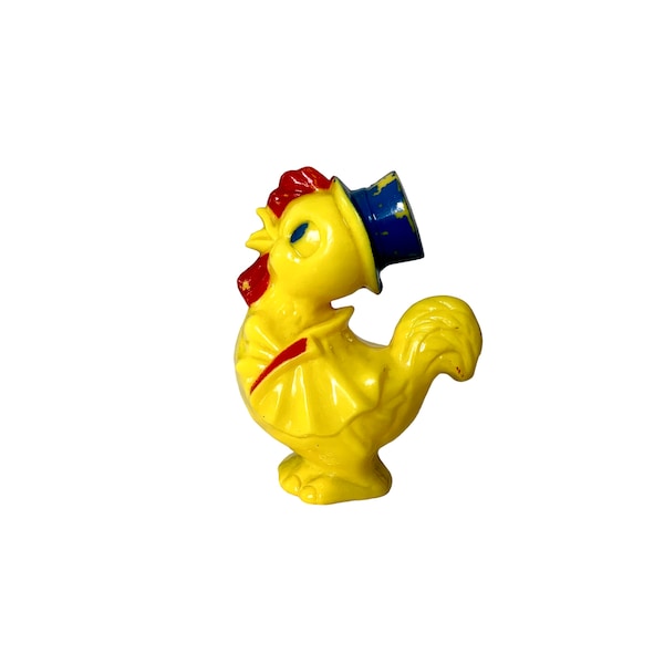 Vintage 1950’s Irwin Chicken Baby Rattle Toy