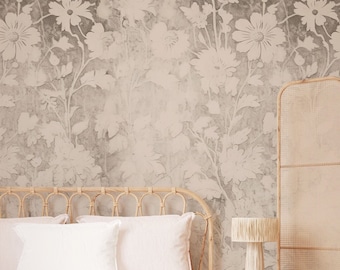 Vintage Wildflower Wall Mural | Urbanwalls