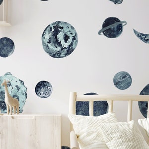 Blue Planets Wall Decals | Urbanwalls