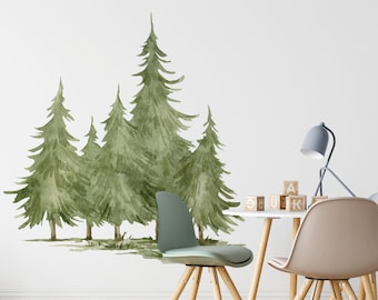 Spruce Tree Forest Wall Decal | Urbanwalls