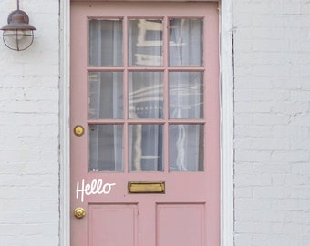 A Little Hello Decal | Urbanwalls