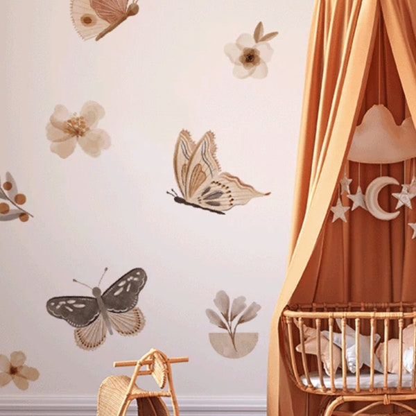 Butterfly Half Order Wall Decals | Urbanwalls