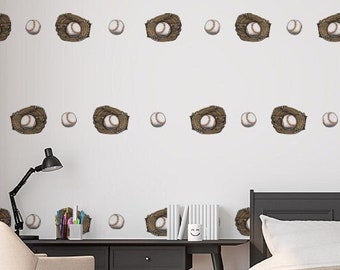 Vintage Baseball Wall Decals | Urbanwalls