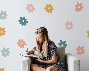 Summer Whimsy Daisy Wall Decals | Urbanwalls