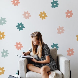 Summer Whimsy Daisy Wall Decals | Urbanwalls