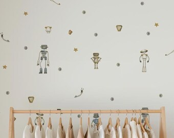 Robot Wall Decals | Urbanwalls