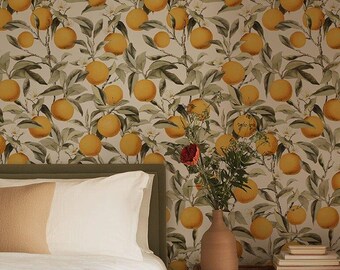 Tangerine Wallpaper | Urbanwalls