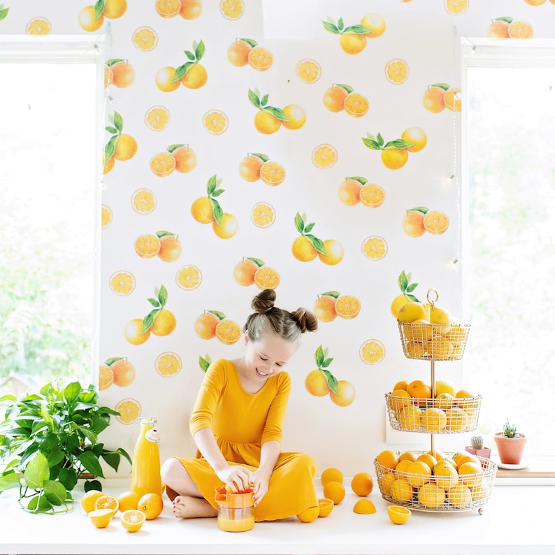 Oranges Wall Decals Urbanwalls image 1