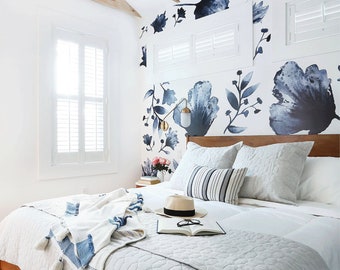 Water and Ink Florals Wall Decals | Urbanwalls