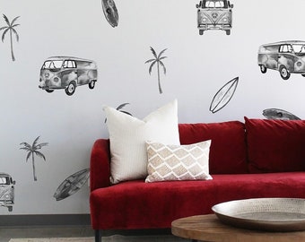 Sunnyside Van Wall Decals | Urbanwalls