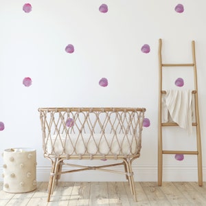 Watercolor Polka Dots Wall Decals Urbanwalls Lilac