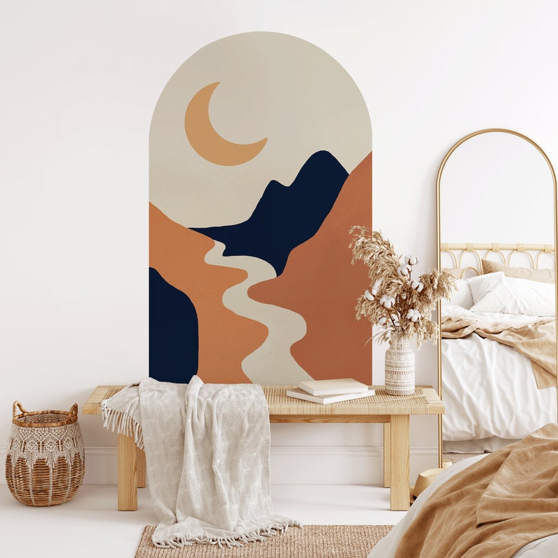 Desert Arches Wall Decals Urbanwalls Waxing Moon