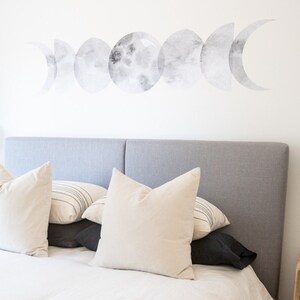 Moon Phases in Slate Wall Decals Urbanwalls image 3