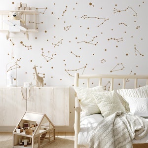 Constellation Wall Decals Urbanwalls Gold Metallic