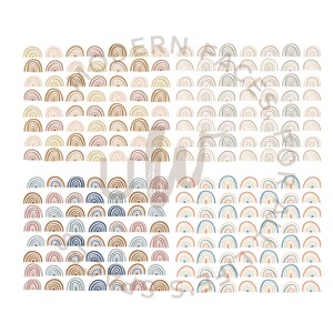 Mini Ombre Rainbows Wall Decals Urbanwalls image 5