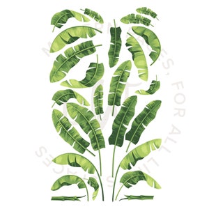 Banana Leaves Wall Decals Urbanwalls Full Order