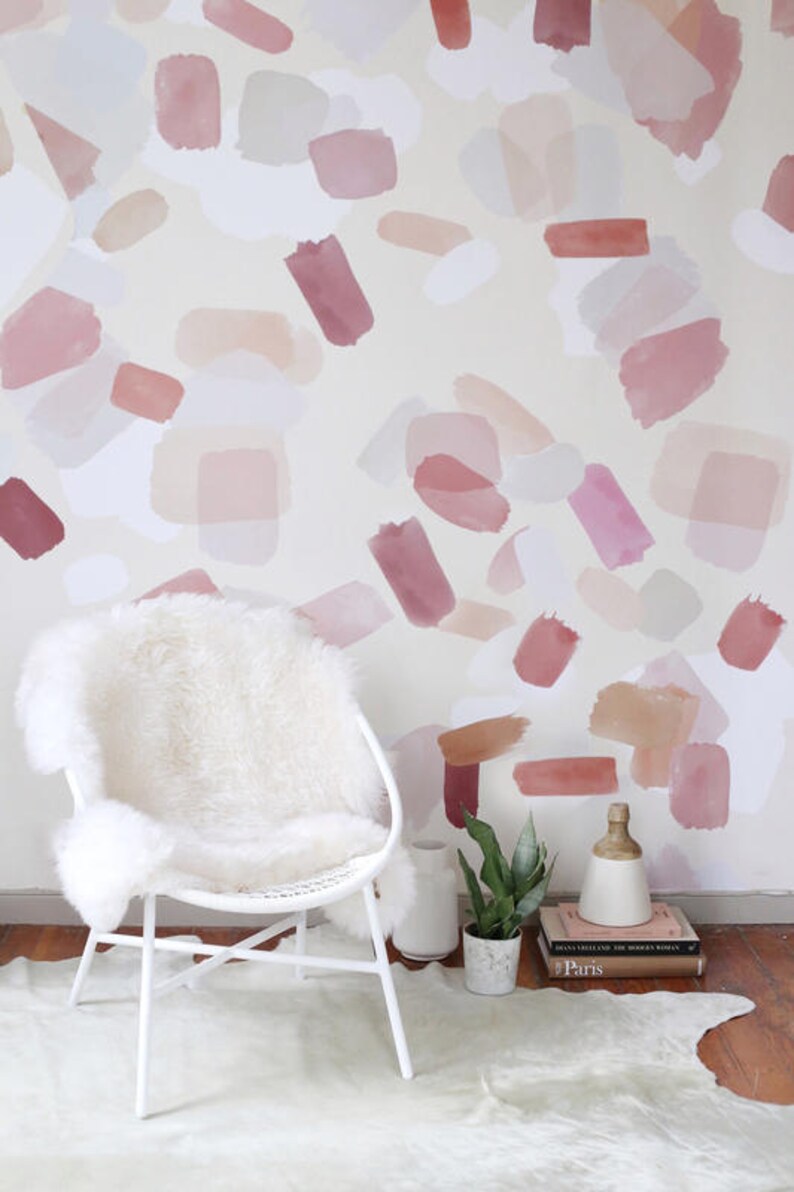 Vinyl Wall Sticker Decal Art Large Paint Brush Strokes Etsy