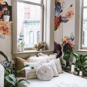 Vintage Floral Wall Decals | Urbanwalls