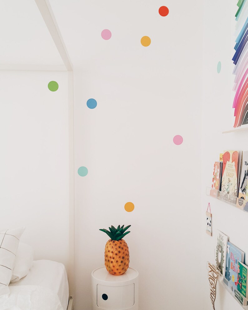 Vinyl Wall Sticker Decal Art Rainbow Confetti 3 inches wide Etsy