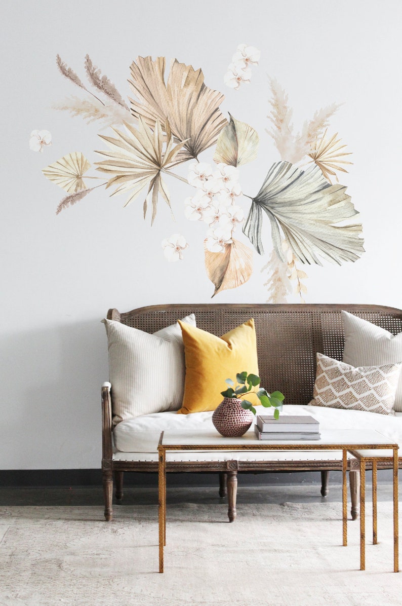 REDUCED ORDER Vinyl Wall Sticker Decals Bohemian Palms Etsy