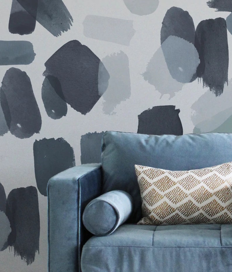 Vinyl Wall Sticker Decal Art Large Paint Brush Strokes Etsy