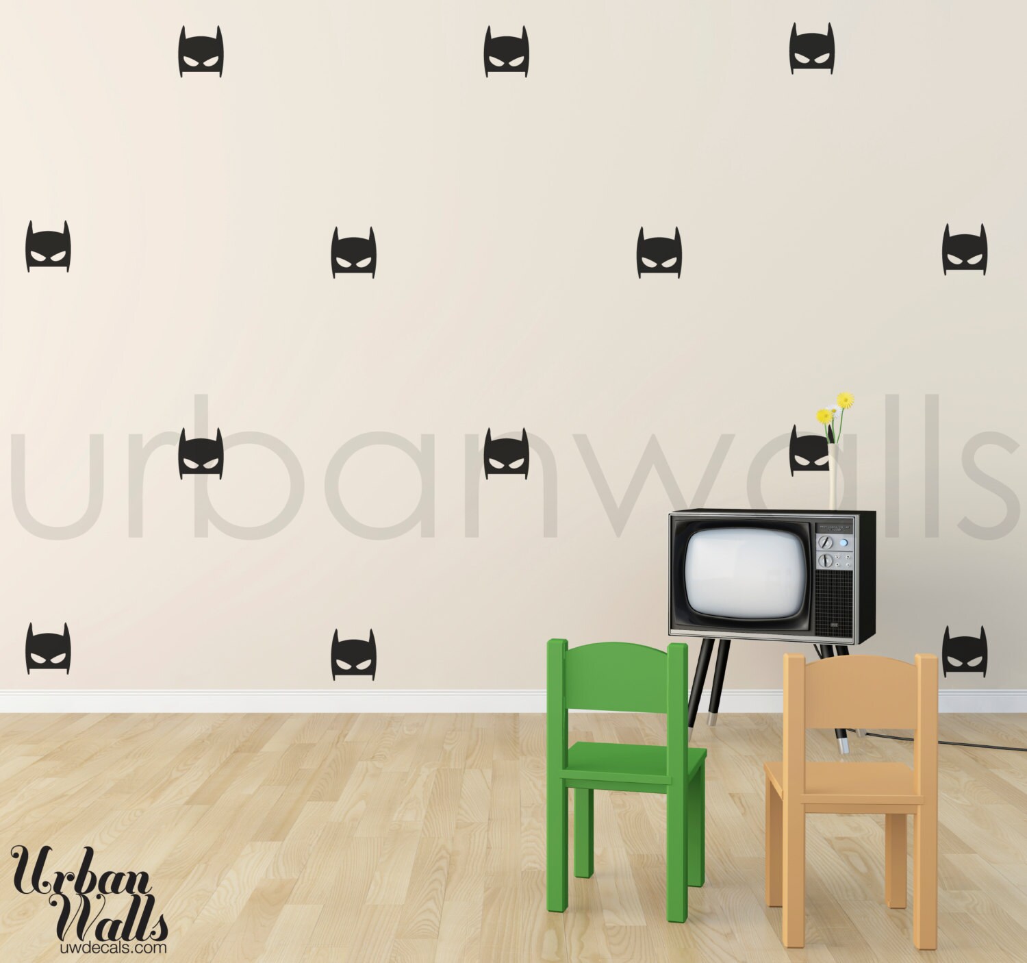 Vinyl Wall Sticker Decal Art Super Hero Mask Decals Etsy