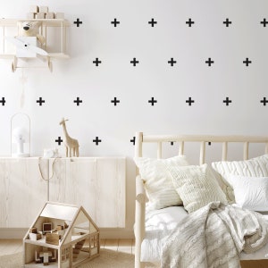 Plus Sign Wall Decals Urbanwalls image 2