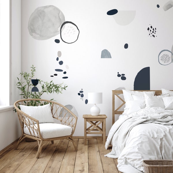 Navy Blue Wall Decal Etsy