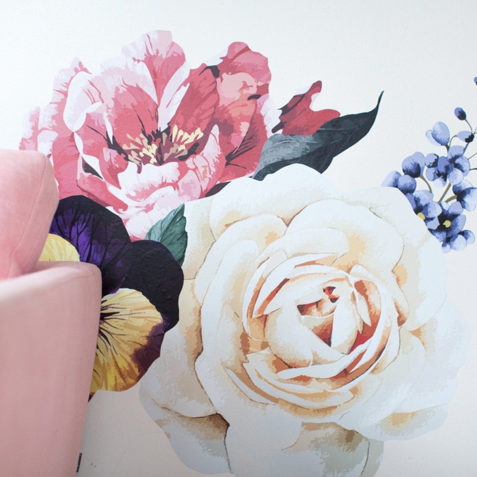 Vintage Floral Wall Decals | Urbanwalls - Etsy Canada