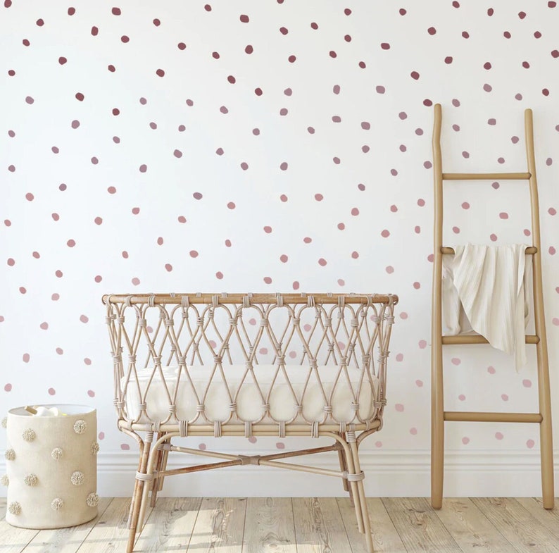 Ombre Irregular Dots Wall Decals Urbanwalls Purple