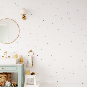 Mini Pastel Confetti Dots Wall Decals Urbanwalls image 1