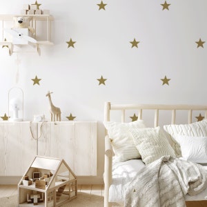 Five Point Stars Wall Decals Urbanwalls Gold Metallic